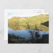 Carte Postale Lac Poway (Devant / Derrière)