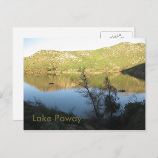 Carte Postale Lac Poway (Devant / Derrière)
