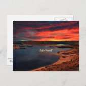 Carte Postale Lac Powell, Arizona (Devant / Derrière)