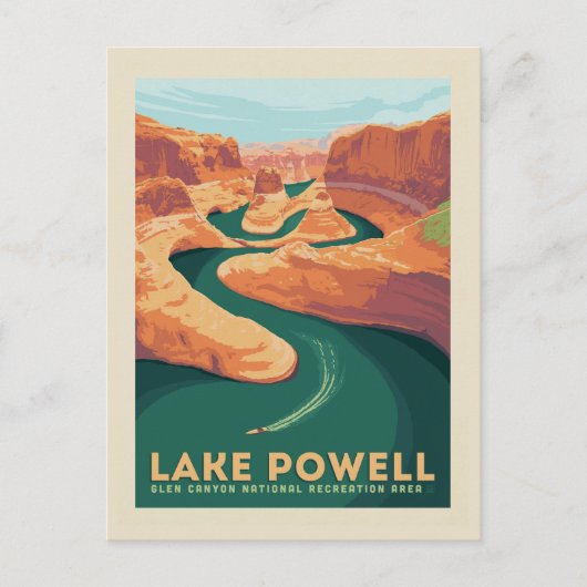 Carte Postale Lac Powell | Arizona et Utah (Devant)