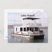 Carte Postale Lac Powell : Houseboat, Arizona, États-Unis 9 (Devant / Derrière)