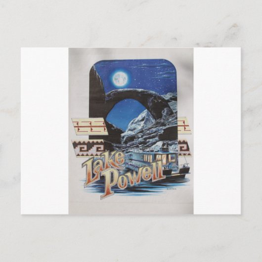 Carte Postale Lac Powell Moonlite Pittoresque (Devant)