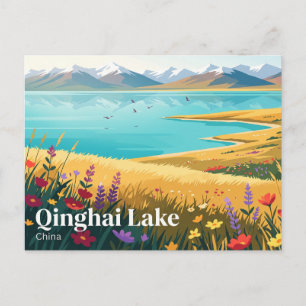 Carte Postale Lac Qinghai Chine