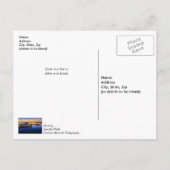 Carte Postale Lac Ray Hubbard Rockwall TX Coucher de soleil Prom (Dos)