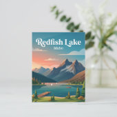 Carte Postale Lac Redfish USA (Debout devant)