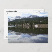 Carte Postale Lac Reflection (Devant / Derrière)
