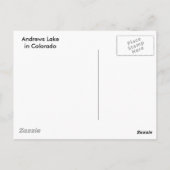 Carte Postale Lac Reflection (Dos)