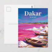 Carte Postale Lac Retba Sénégal (Devant / Derrière)