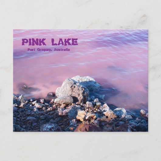 Carte Postale Lac rose (Devant)