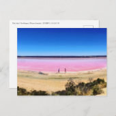 Carte Postale Lac rose, Port Gregory Australie-Occidentale (Devant / Derrière)