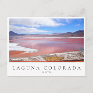 Carte Postale Lac Rouge, Laguna Colorada en Bolivie