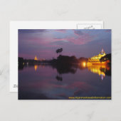 Carte Postale Lac Royal de Yangon 1 (Devant / Derrière)