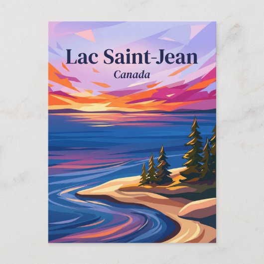 Carte Postale Lac Saint-Jean Canada (Devant)