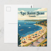 Carte Postale Lac Saint-Jean Canada (Devant / Derrière)