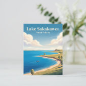 Carte Postale Lac Sakakawea (Debout devant)