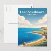 Carte Postale Lac Sakakawea (Devant / Derrière)