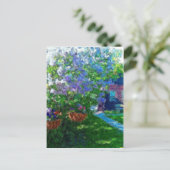 Carte Postale lac sauvage lilas (Debout devant)