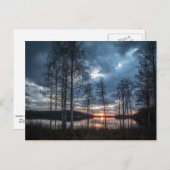 Carte Postale Lac Scenery, Finlande (Devant / Derrière)