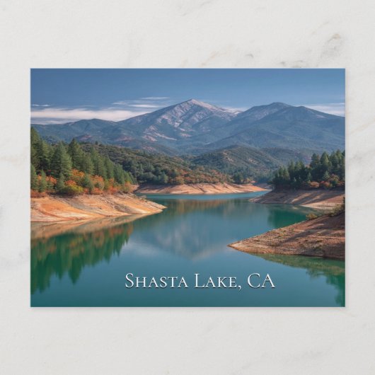 Carte Postale Lac Shasta, CA (Devant)