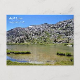 Carte Postale Lac Shell, col Tioga, Californie