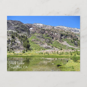 Carte Postale Lac Shell, col Tioga, Californie