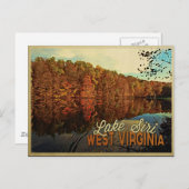 Carte Postale Lac Siri Virginie-Occidentale (Devant / Derrière)