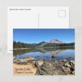 Carte Postale Lac Sparks, Oregon (Devant / Derrière)