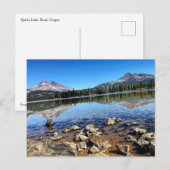 Carte Postale Lac Sparks, Oregon (Devant / Derrière)