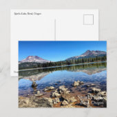 Carte Postale Lac Sparks, Oregon (Devant / Derrière)