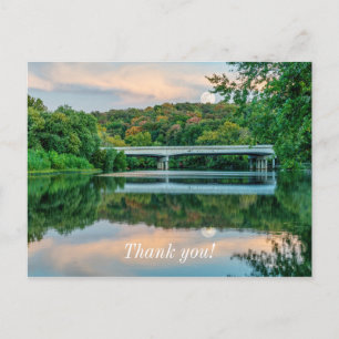 Carte Postale Lac Springfield Tranquillité du soir Merci