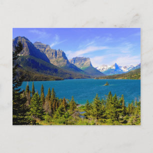 Carte Postale Lac St. Mary, Parc national des Glaciers, Montana