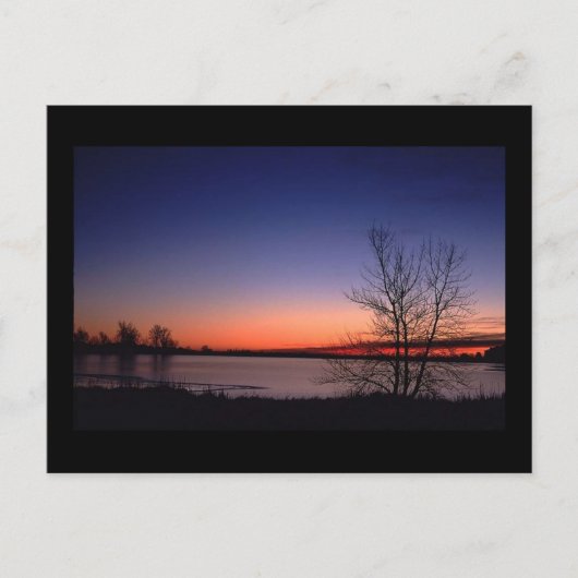 Carte Postale Lac Sunrise (Devant)