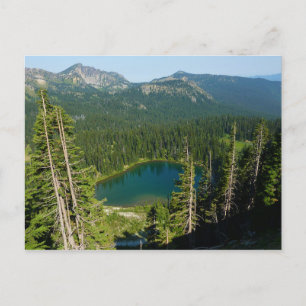 Carte Postale Lac Sunrise vu d'en haut au parc du mont Rainier