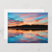 Carte Postale Lac Sunset (Devant / Derrière)