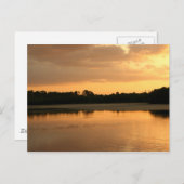 Carte Postale Lac Sunset (Devant / Derrière)
