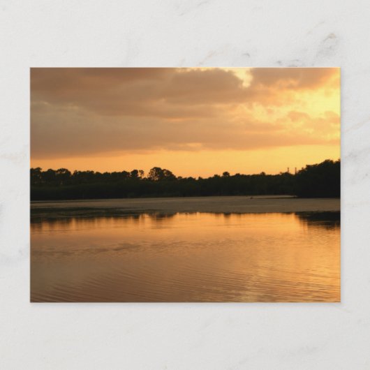 Carte Postale Lac Sunset (Devant)