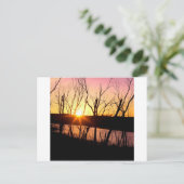 Carte Postale Lac Sunset Wilson Kansas (Debout devant)