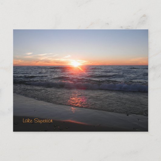 Carte Postale lac supérieur (Devant)