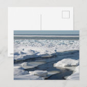 Carte Postale Lac Supérieur Bleu Ice, péninsule Supérieure (Devant / Derrière)