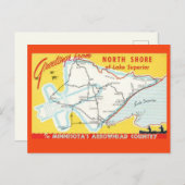 Carte Postale Lac Supérieur - Rive Nord (Devant / Derrière)