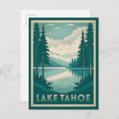 Carte Postale Lac Tahoe (Devant / Derrière)