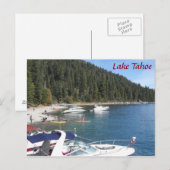 Carte Postale Lac Tahoe (Devant / Derrière)