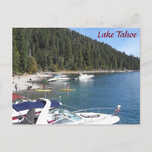 Carte Postale Lac Tahoe (Devant)
