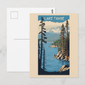 Carte Postale Lac Tahoe (Devant / Derrière)