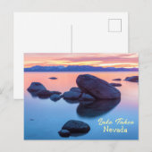 Carte Postale Lac Tahoe (Devant / Derrière)