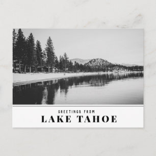 Carte Postale Lac Tahoe à Pinewild avec Round Hill et Pine Tr