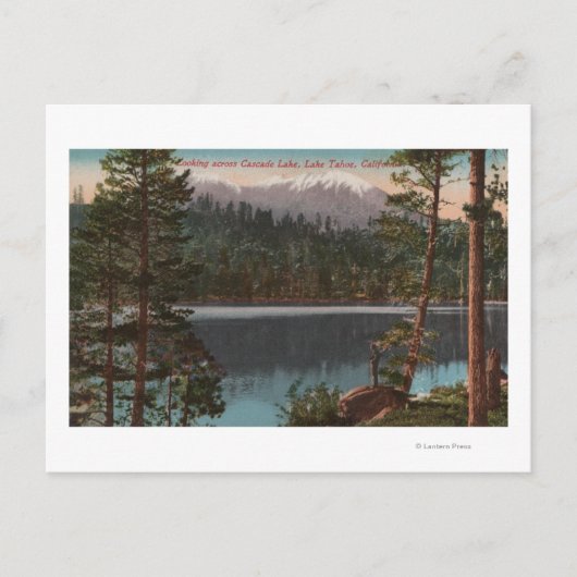 Carte Postale Lac Tahoe, CA - Vue sur le lac Cascade (Devant)