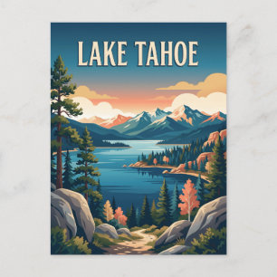 Carte Postale Lac Tahoe California Nevada Voyage