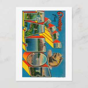 Carte Postale Lac Tahoe, Californie - Scènes à grandes lettres