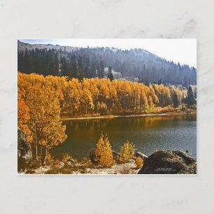Carte Postale Lac Tahoe dans le paysage d'automne / d'hiver
